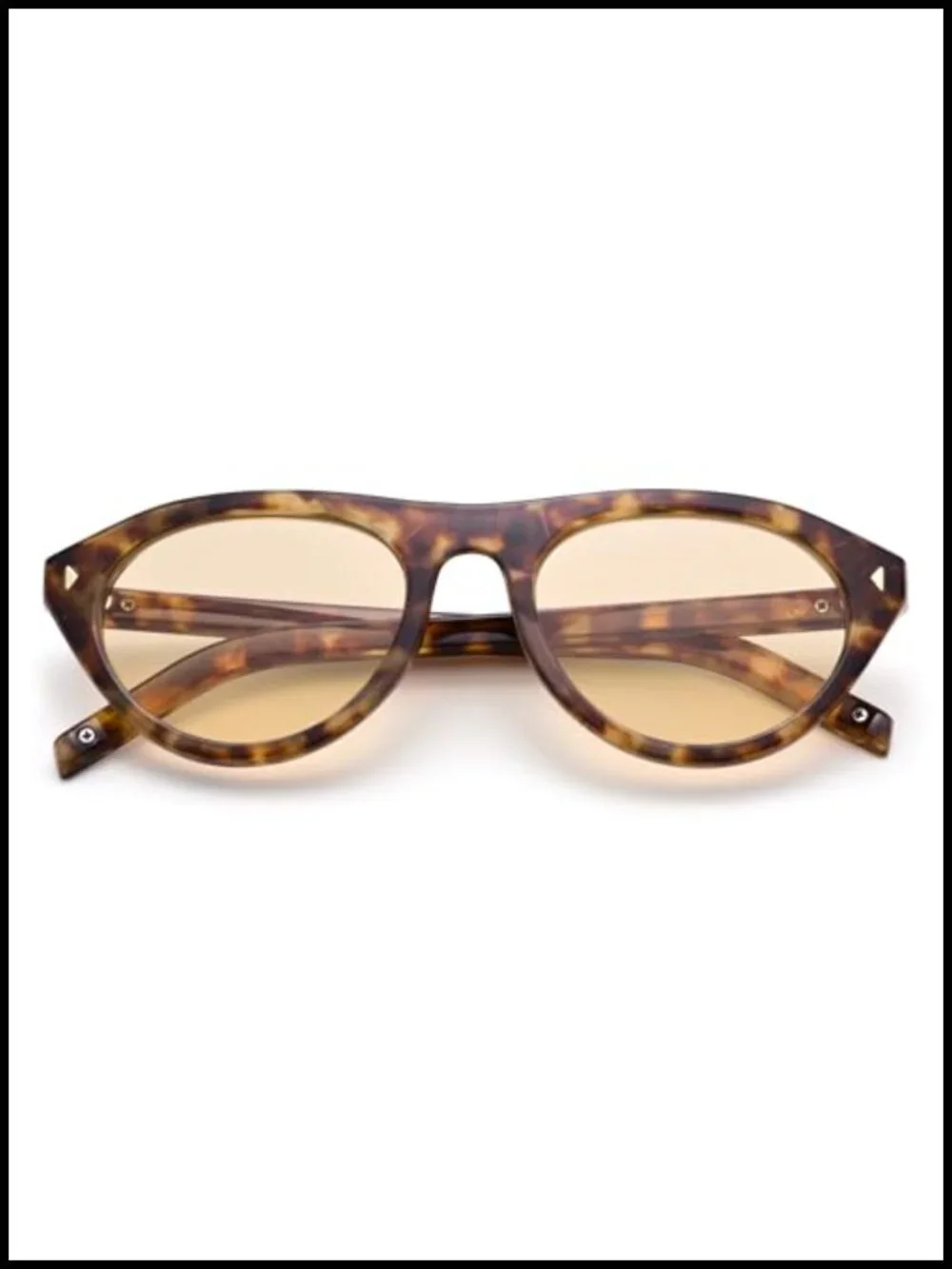 Retro Oval Cat Eye Sunglasses with UV400 Protection for Women